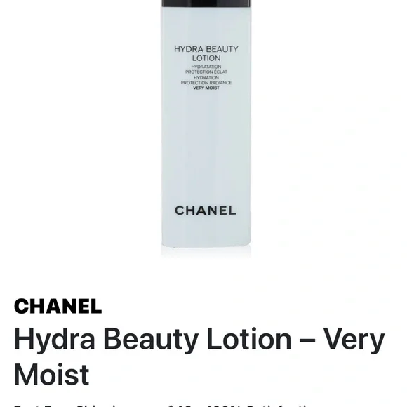 Chanel Hydra Beauty Lotion Very Moist 150Ml. New In Box!